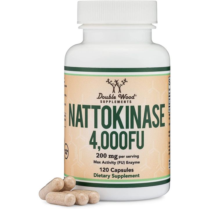 Nattokinase 400 Mg – 8,000 FU High Potency Capsules (240 Caps) – Supports Blood & Circulation