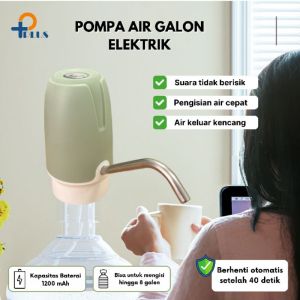 Pompa Galon Elektrik Electric Charger Pompa Air Galon Elektrik LED/ Pompa Galon USB Cas Kabel Automatic