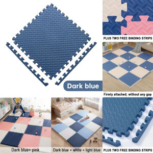 4Pcs Big Size 60cm X 60cm Puzzle Mats Kids Cold Proof Foam Floor Mat Bedroom Anti-collision Mat Yoga mat