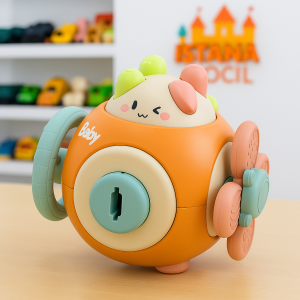 Mainan Bayi Mainan Aktivitas Interaktif Melatih Sensorik Mainan Edukasi Bayi EIGHT IN ONE CUTE BUSY