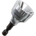 Deburring External Chamfer Tool, with Tungsten Carbide Blade, Deburring Chamfering Drill Bit, Remove Burr Tools Quick Release Hex Shank. Improved Durability and Sharpness. Fits 1/8" to 3/4".. 