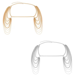 Body Chain Layered Neck Chain Necklace Elegant Tassels Collar for Wedding Photo Stage Show