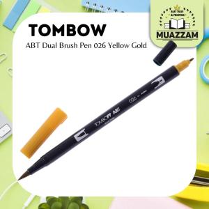 Tombow ABT Dual Brush Pen 026 Yellow Gold