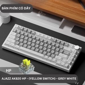 Bàn Phím Cơ Không Dây Và Có Dây AJAZZ AK820 / AK820 Pro / AK820 AS / AK820 HP - Bàn Phím Có Nút Vặn Tiện Lợi