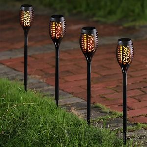 Solar Firefly LED Garden Lights 6/8 Heads IP65 Waterproof Colored Lights Outdoor Decorative Pathway Lighting