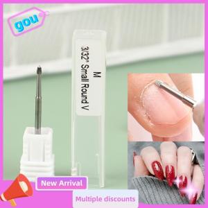 gou An toàn Nail Khoan Bits tungsten carbide khoan bit lớp biểu bì Remover 3 32 cho móng tay điện máy tập tin