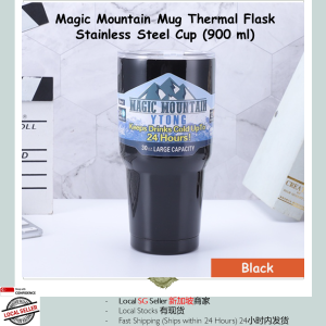 Magic Mountain Tumbler Mug Hot Cold Thermal Vacuum Flask Stainless Steel Cup (900 ml)