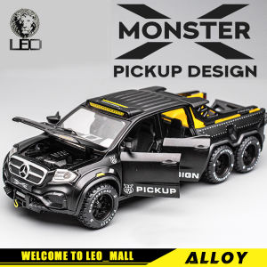 LEO 1:28 Benz X-Class diecast alloy model car for kids toys for boys cars toys