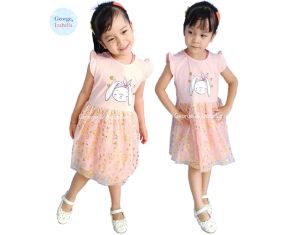 George & Izabella - Girl Dress/ Girl Cotton Dress/ Kids Clothing/ Baju Baby Girl/ Baju Budak Perempuan
