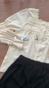 LEONNA - LACEY BLOUSE SIFON  WANITA KOREAN STYLE OOTD KASUAL KEKINIAN