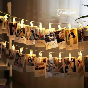 Klip Foto Led Lampu Tumblr Hias Led String Light Dekorasi Natal Lampu Clip Photo Jepit Led Tumblr Light