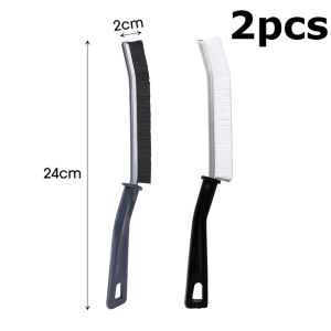 YESPERY Gap Cleaning Brush Lengthen Handle Edge Corner Tile Line Cleaning Brush Scrubber Window Track Household Bristles Cleaning Tool