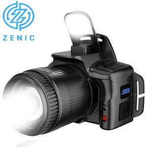 SENTER KEPALA LED LASER ZENIC U8 - ZOOM IN / OUT - MODE SENSOR - FUNGSI POWERBANK - HEADLIGHT MULTIFUNGSI