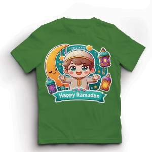 Baju Kaos Distro Anak Laki Laki Lebaran Ramadhan Karakter Cowok Muslim Lucu Import - Hypelane - DTF