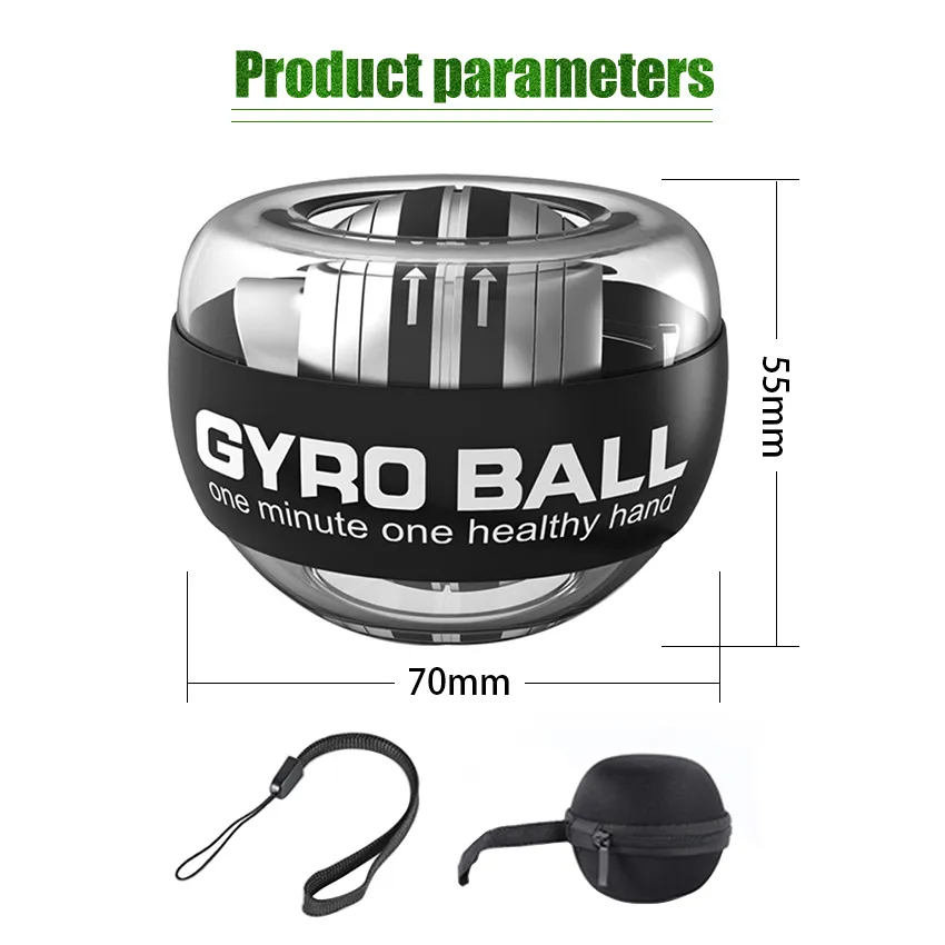 Ball Spinner Wrist Gyroscope Gyro Ball Power Wrist Hand Ball