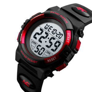 Jam Tangan Wanita Digital SKMEI 1266 RED Water Resistant 50m
