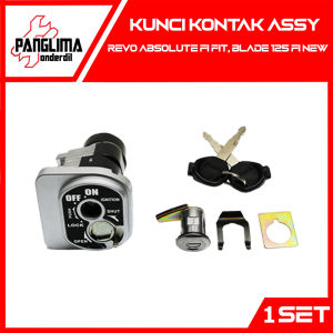 Kunci Kontak Assy Revo Absolute FI Fit & Blade 125 FI New Key Jog Asy Plus Jok Set 2 4 Kabel