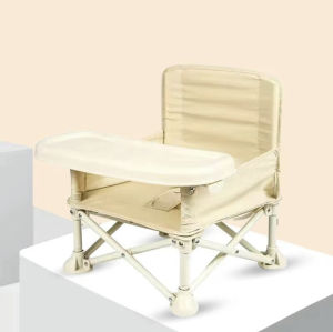 【SH】[Local delivery] Portable Baby Booster Seat Foldable Travel High Chair Toddler Feeding Eating Chair Easy to Clean