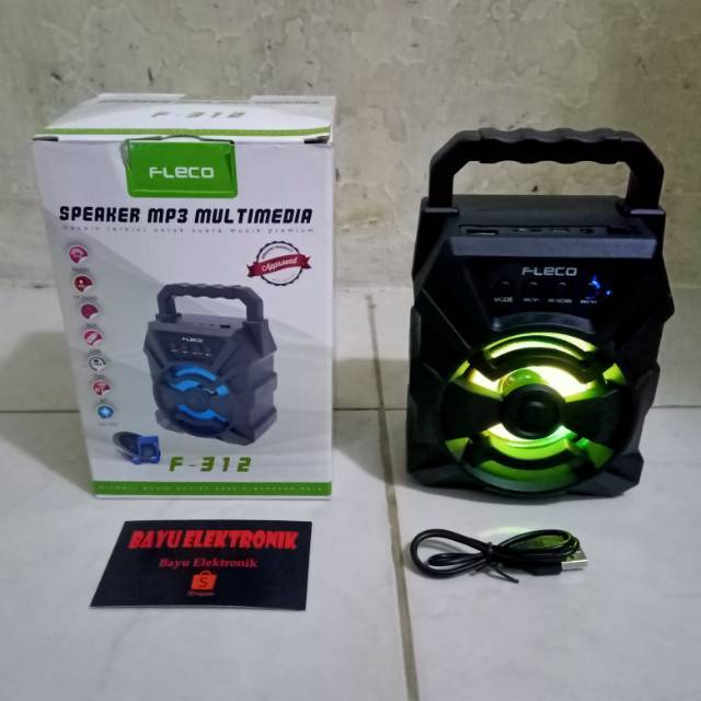 Speaker Bluetooth Murah Fleco F312 Terbaru Super Bass /Speaker