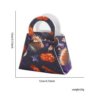 DFVDSPW Non-Woven Halloween Felt Candy Bags Semi-finished Products Manual Candy Box Creative Reusable Gift Bag Halloween Party