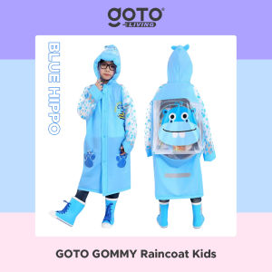 Goto Gommy Raincoat Jas Hujan Anak Ransel Motif Perempuan Laki Laki