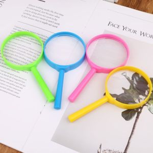 REGISTR Creative Children Toys Explorer Learning Tool Physical Chemistry Stationery Tools Science Experiment Exploration Learning Toys Reading Magnifiers 3x Hand-Held Magnifiers Magnifying Glass