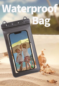 IPX8 Universal Water Proof Mobile Phone Bag With Cross Body Lanyard Clear PVC Pouch Waterproof Bag Phone Dry Bag Waterproof Phone Pouch