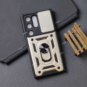 Case Samsung S24 Samsung S24 Plus Samsung S24 Ultra Case Robot Slide Kamera Protect Ringstand