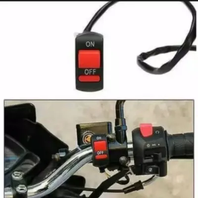 SAKLAR LAMPU MOTOR ON OFF SWITCH UNIVERSAL SAKLAR STANG MOTOR 2 TOMBOL