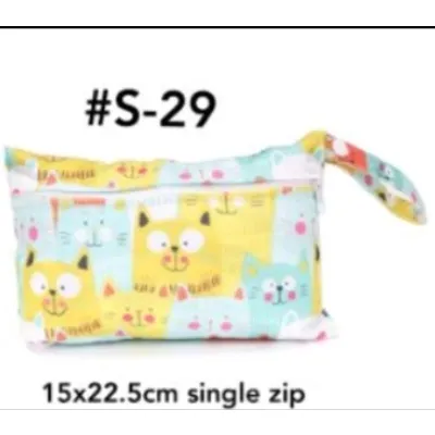 🇸🇬 waterproof wet bag diaper bag mask bag 15x22.5cm
