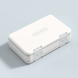24-Compartment Particle Box Portable Sealed Storage Box 7-day Tablet Storage Pill Box