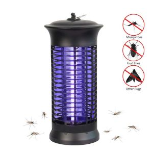 Electric Shock Mosquito Killer Portable Insect Lamp Indoor Safe Non-toxic Quiet UV Light Replaceable Bulb 3Pin Plug