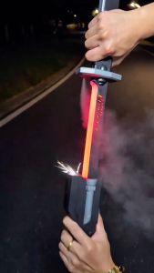 🇸🇬【In Stock】Spark Katana Lightsaber Toy Sword with Sound SmokeEffect Multicolor Lights for Kids Cosplay Christmas