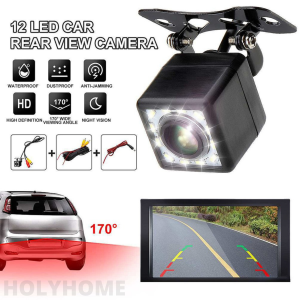 CAMERA MUNDUR KAMERA MUNDUR 12LED NIGHTVISION UNIVERSAL PARKIR MOBIL DENGAN LED CAR REAR VIEW CAMERA