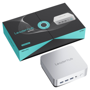 LeaderHub LP5C Mini PC with Intel Core i5-12450HX 8-Core 12-Thread Up to 4.4GHz 16GB DDR4 RAM 512GB SSD Dual 4K 60Hz HDMI 5× USB 3.0 Gigabit Ethernet Wi-Fi 6 Bluetooth 5.2 TPM 2.0 Windows 11 Pro VESA Mountable | JG Superstore