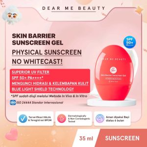 DEAR ME BEAUTY [REAL SPF Certified]  Skin Barrier Physical Sunscreen SPF 50 PA++++