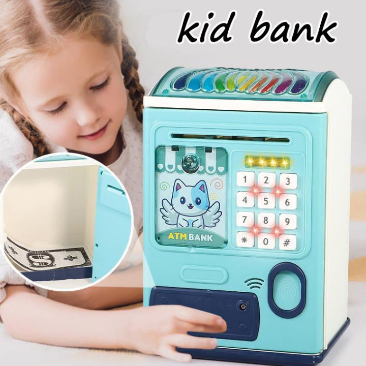 Coin Childrens Piggy Banks Children's Simulated Fingerprint - Main Image