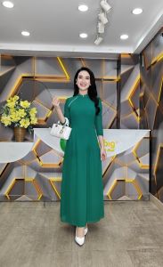 Đầm giả áo dài - Y1367 - Thương hiệu Zonbig