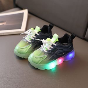 จากไทย รองเท้าเด็กมีไฟ LED 1-4ปี เรืองแสง ใส่ได้ทั้งเด็กชาย เด็กหญิง Toddler Shoes