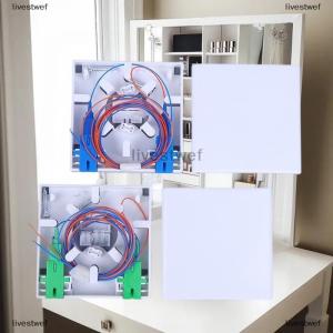 [COD] livestwef 86 Information Panels Fiber Optical Terminal Junction Box Fiber Optic Splice Box SC Adapter LC Adapter 2 Core Fiber Combination