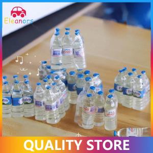 [Eleanor] 1:12 Resin Mini Simulation Mineral Water Bottle Model Doll House Miniature Kids Gift Toys Home Decoration Accessories