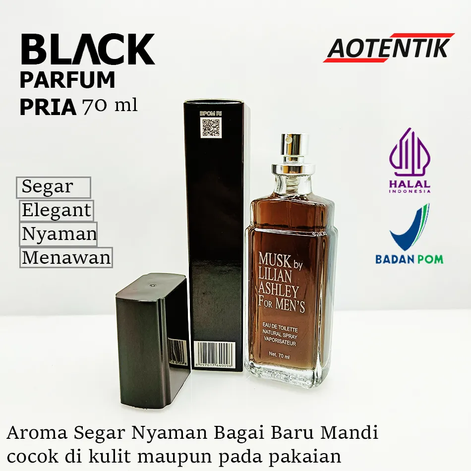 Promo Parfum Pria Tahan Lama MUSK by LILIAN ASHLEY For MEN'S 70 ML