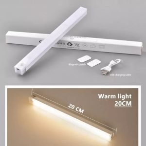 15CM/30CM LED Motion Sensor Rigid Night Lamp Portable Multipurpose Emergency Rechargeable Lights