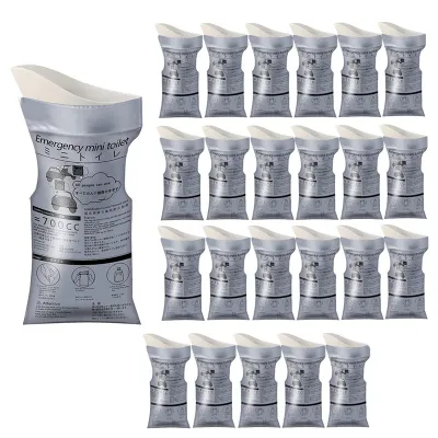 24 PCS Disposable Urine Bag700ML Emergency Mini Toilet for Camping Road Trip Jam Urine Bag Pee Bags Travel Urinals