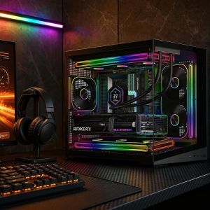 Ruix T3 Case Cooling Fan ARGB PWM 360 Performance Grade CD Pattern Gaming Fan Kid For Computer Water Cooler