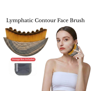 Lymphatic Contour Face Brush Crescent Sculpting Jawline Chin Slimming Depuffing Massage 淋巴按摩刷