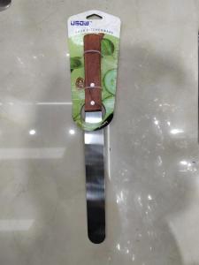 6/8/10/12 inch Long Wooden handle Stainless Steel Kitchen Cake Butter Cream Spatula Decorating scraper is not easily broken