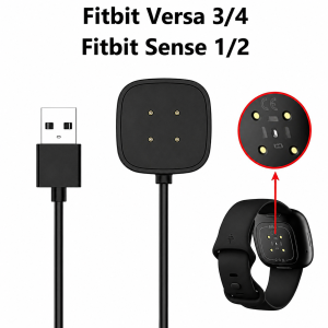 Cáp sạc cho Fitbit Inspire 2/3/HR Versa 1/2/3/4/Lite ACE 2/3 Charge 3/4/5/6 Luxe Sense 1/2...