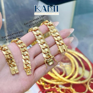{loại 1} Lắc tay xích trơn sụn bản lớn nhỏ nam nữ Kami trang sức sỉ