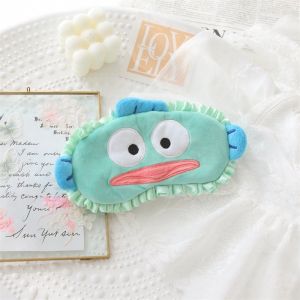 Sanrio Plush Sleep Eye Mask My Melody Cinnamoroll Kuromi Pochacco K Kawaii Wash Hair Band Travel Blackout Mask Gift for Girl